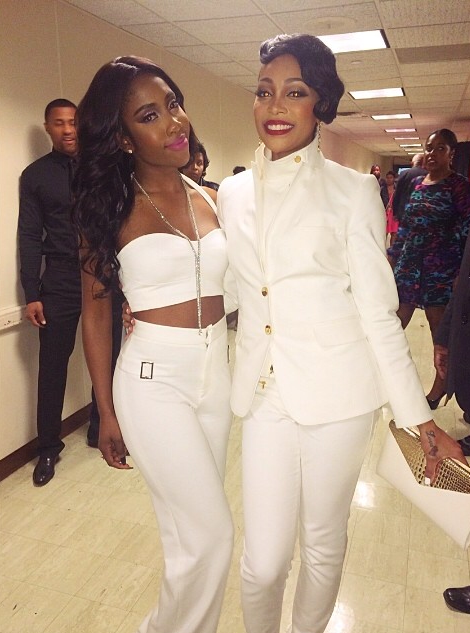 Monica and Sevyn at UNCF Evening With The Stars Event