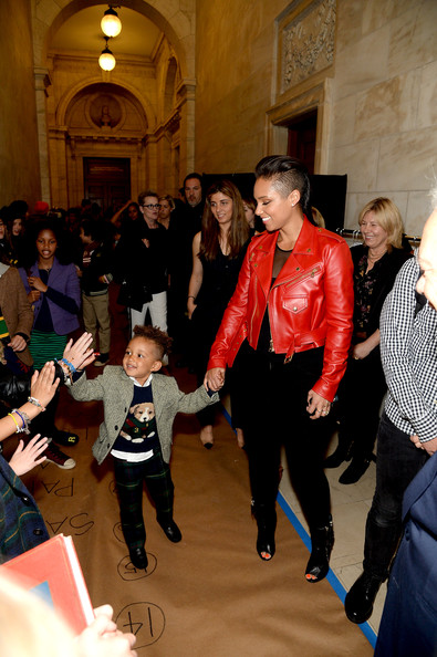 Alicia Keys's son Egypt Dean walked in his first fashion show