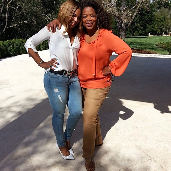 Ashanti and Oprah
