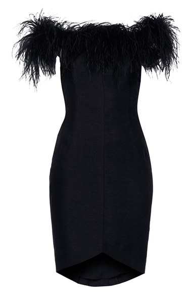 kate moss topshop feather dress