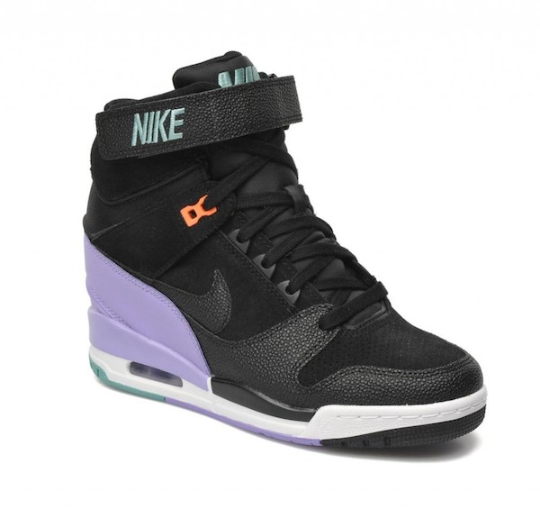 beyonce instagram wedge sneakers Nike-Air-Revolution-Sky-Hi-Black-Lilac-Wedge-Trainers-Sneakers-1024x965