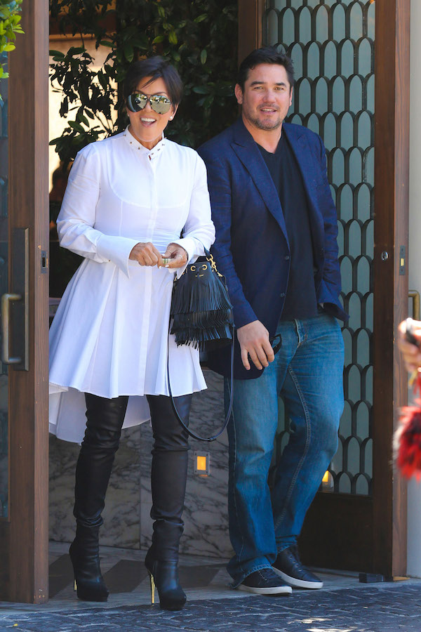 Kris Jenner and Dean Cain do lunch for two at Cecconi's