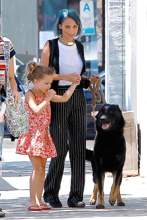 Nicole Richie has a day out in Beverly Hills with Harlow and Iro