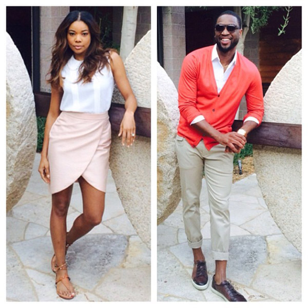 Gabrielle Union and Dwyane Wade Napa Valley Style