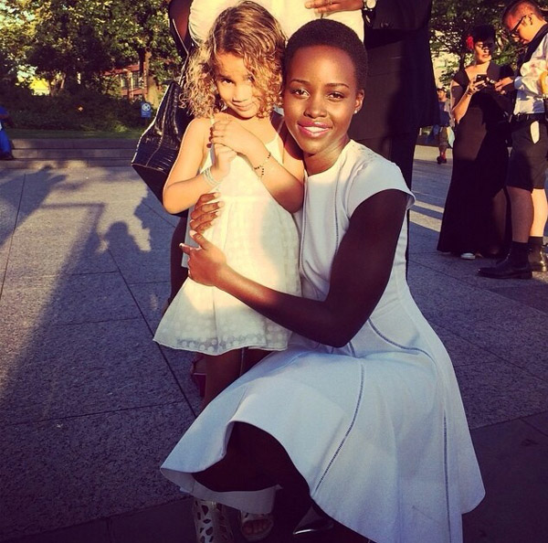 Lupita Nyong'o Attends Ted Gibson's Wedding