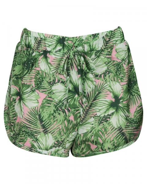 missguided-charmine-tropical-print-shorts