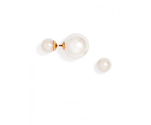 7 Bauble Bar's Double Pearl 360 Studs