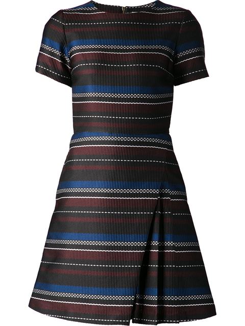 kerry washington nbc studios striped suno mini dress