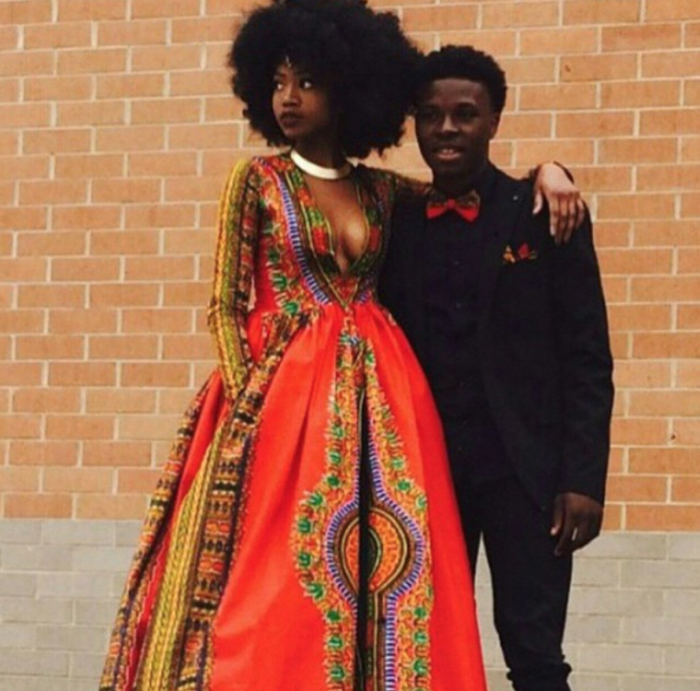 High School Senior Kyemah Mcentyre Makes Waves With Afrocentric Prom Dress