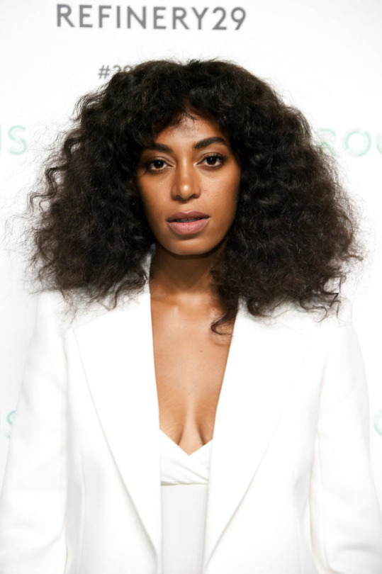 2 Solange Knowles's Refinery 29 #29Rooms New York Fashion Week Event 3.1 Phillip Lim White Blazer, Top, and Pants