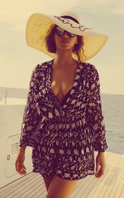 4  beyonce Beyonce's Beyonce.com Zimmermann White Lucia Silk Embroidered Playsuit, Black Marisol Wired One Piece Swimsuit, and Rhythm Dot Tuck Playsuit   claire sulmers fashion bomb daily