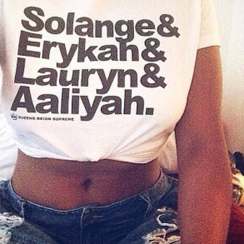 9 Her Threads Solange & Erykah & Lauryn & Aaliyah Tee
