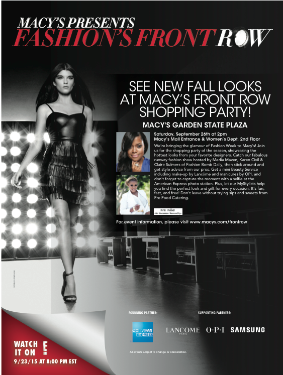 New York New Jersey Event Alert Join Me And Karen Civil At Macy S