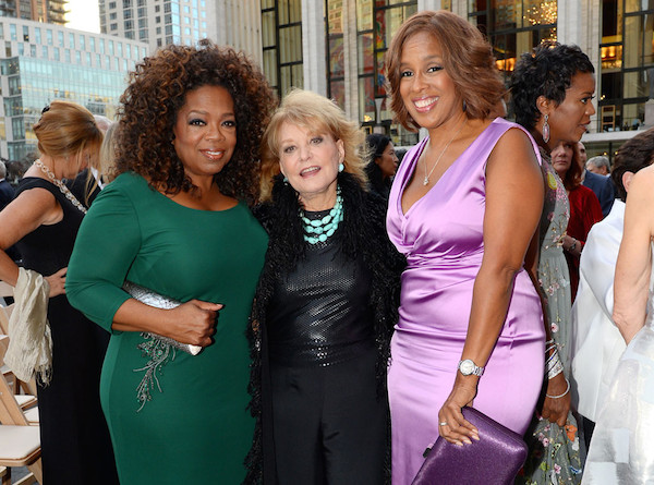 Oprah Winfrey, Barbara Walters and Gayle King got glam for the David Geffen Hall Renaming Ceremony at the New York Philharmonic's 2015-16 opening gala.