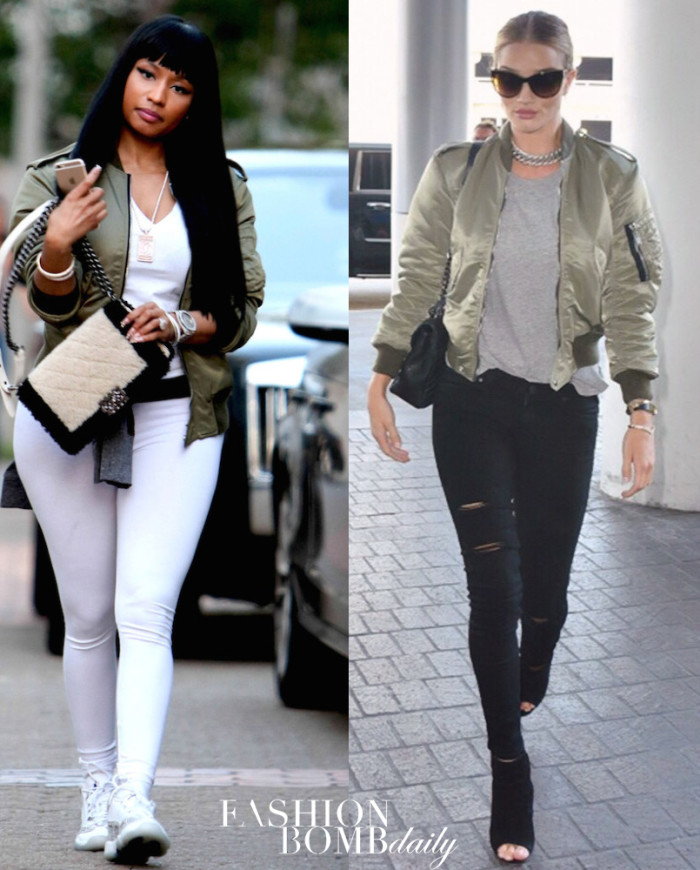 Nicki Minaj is luxury queen in Louis Vuitton bodysuit and purse