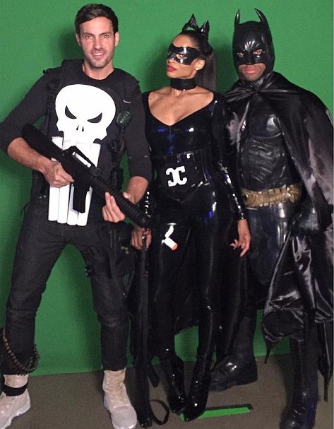 Ciara and Russell Wilson posed as Catwoman and Batman. Hot!