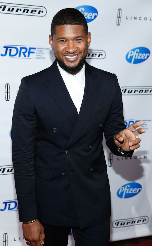 Grammy winner Usher kept it dapper at the JDRF Promis Ball in New York City.