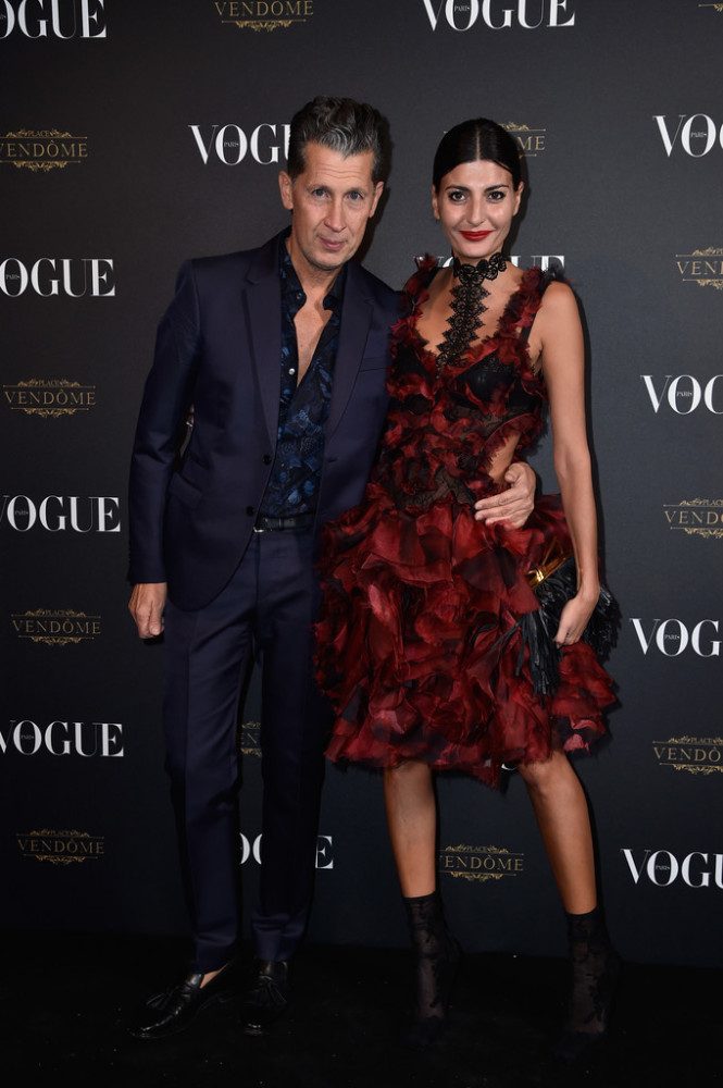Vogue+95th+Anniversary+Party+Arrivals+Paris-giovanna-battaglia-stefano-tonchi