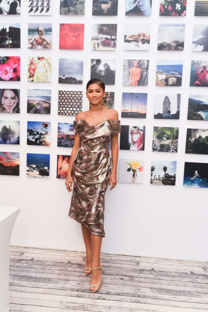 Zendaya Slays In 2-Piece Tiger Print Louis Vuitton Suit