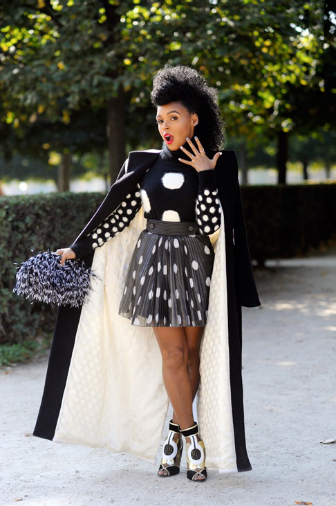 Ciara's Sheer Polka Dot Dress At Paris Fashion Week: Photos – Hollywood Life