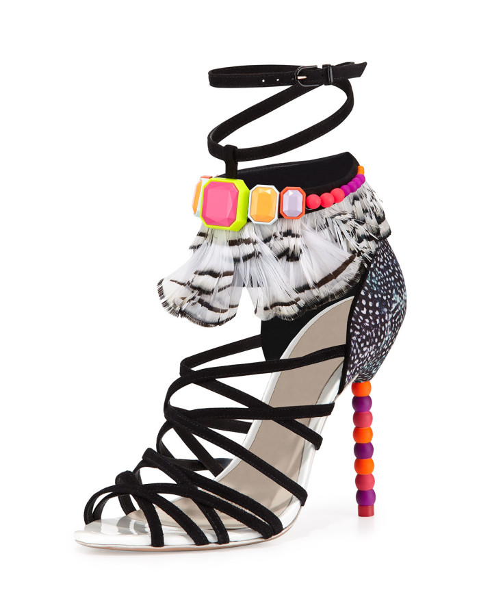 janelle monae paris fashion week sophia webster alessandra feather sandals