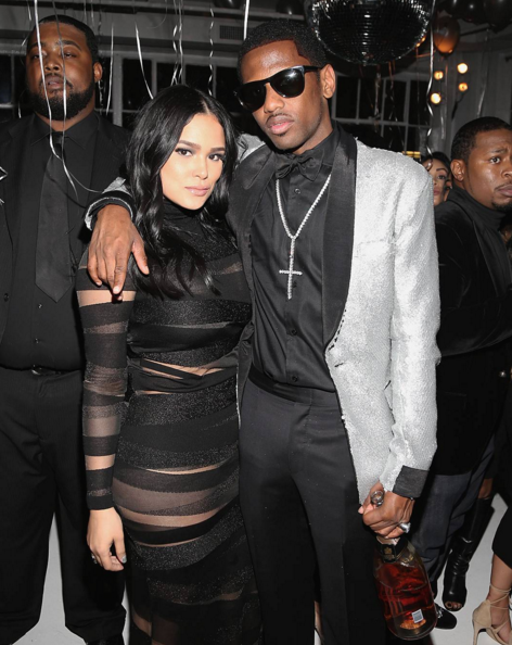 Emily B's Fabolous Platinum Birthday Party Emilio Pucci Black Banded Wool and Mesh Dress + On the Scene with Swizz Beatz, Diddy, Justine Skye, and More!