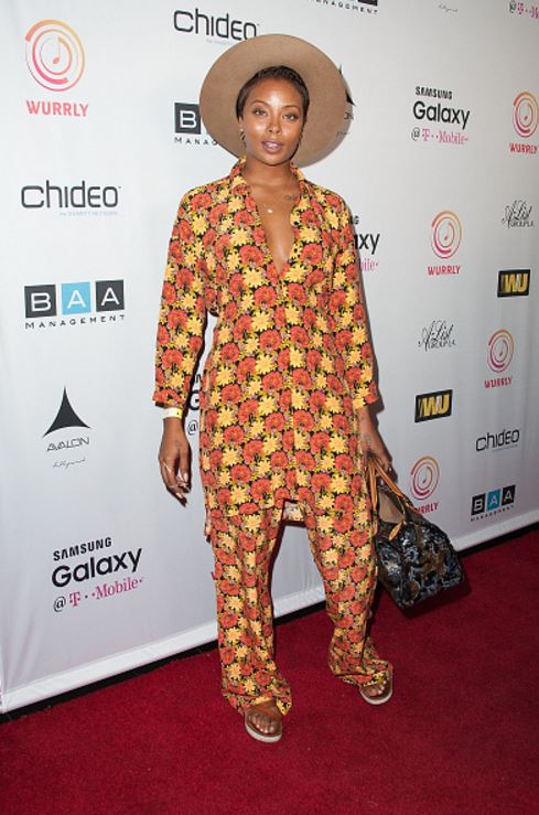 Eva Marcille went for boho chic at the T-Boz Unplugged at the Avalon.
