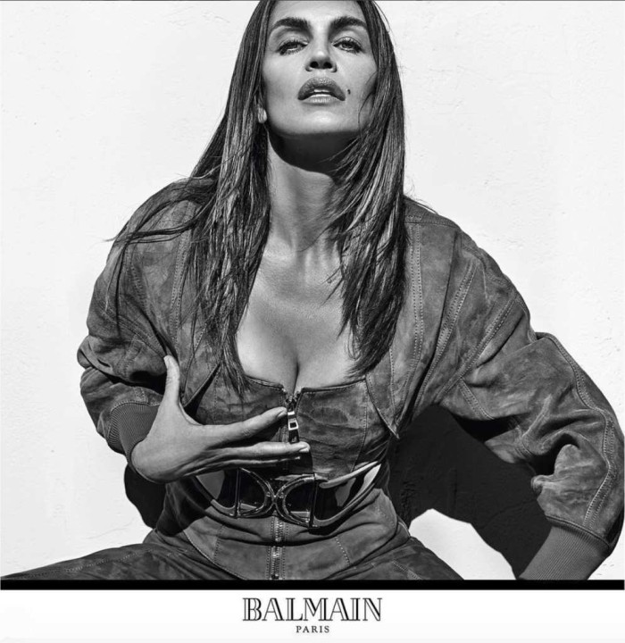 Balmain- Recruits -Models Naomi -Campbell-Cindy Crawford-Claudia Schiffer -For-Spring-2016 -Campaign-4