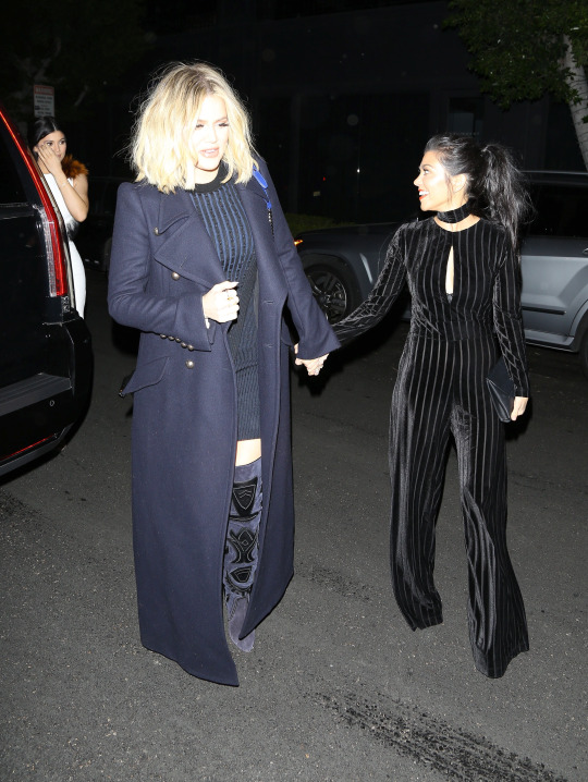 6 Kourtney Kardashian's Nine Zero One Salon Kyna Collection La Femme Black Keyhole Jumpsuit in Velvet