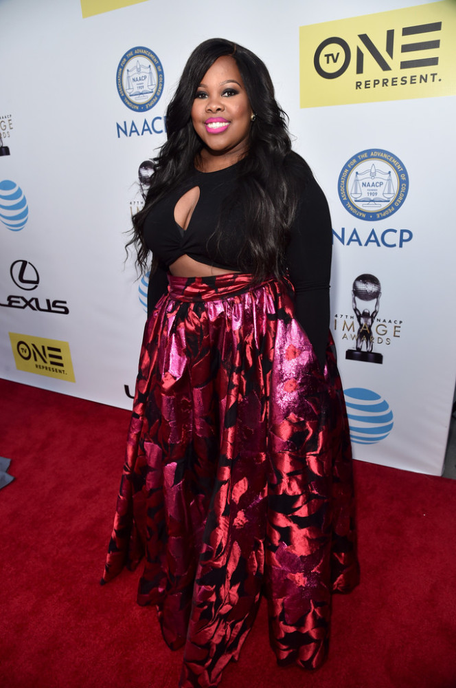 amber riley MarQ By MarQuette  skirt 47th+NAACP+Image+Awards+Presented+TV+One+Red+JJRsE7n6_vex