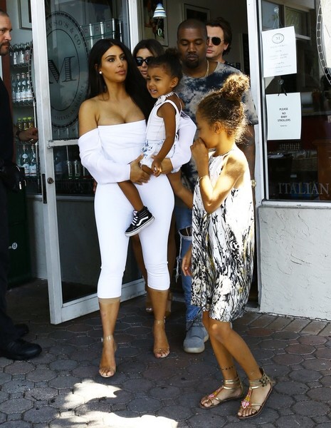 8 Kim Kardashian's Miami Givenchy White Off-the-Shoulder Top