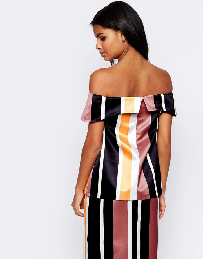 Bomb-Product-of-the-Day-ASOS-Stripe-Minimal-Off-Shoulder-Top-and-Stripe-Pencil-Skirt-In-Structured-Satin-1