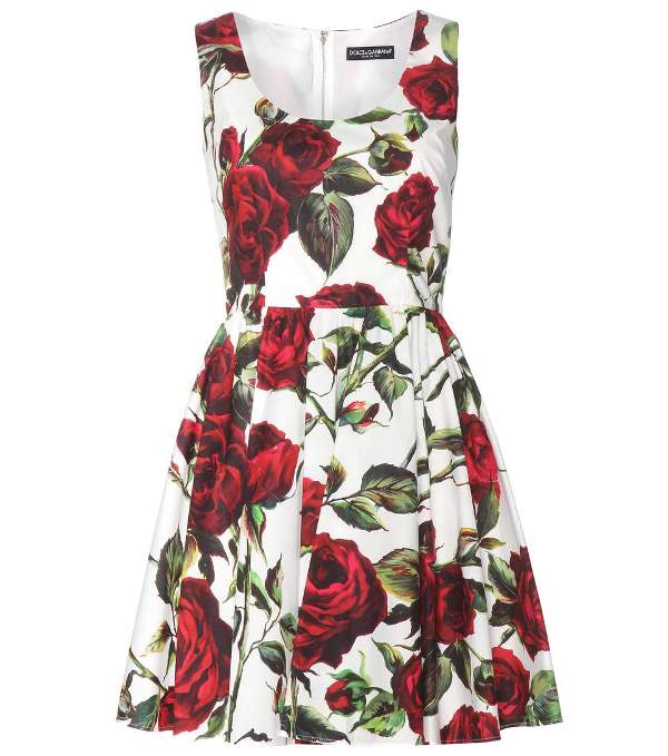 d&g rose dress