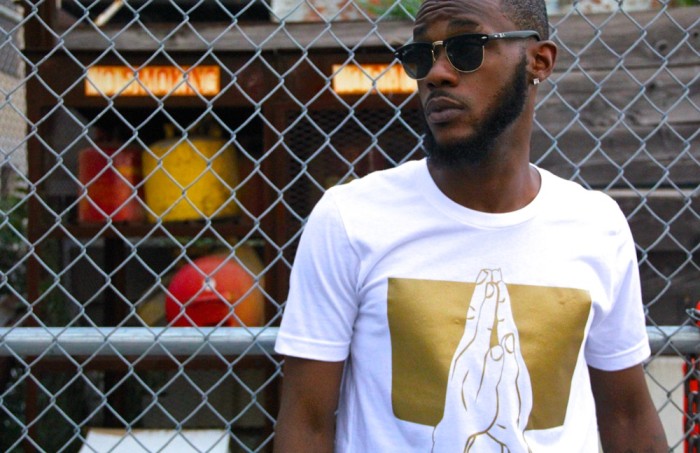 Bomb-Product-of-the-day-Glen-berkeley-white-and-gold-praying-hands-t-shirt