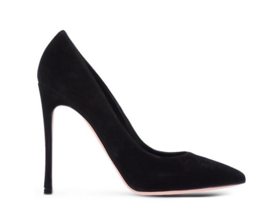 Gianvito Rossi Pointed Toe Suede Pumps