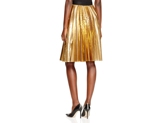 dkny-gold-metallic-pleated-skirt-back