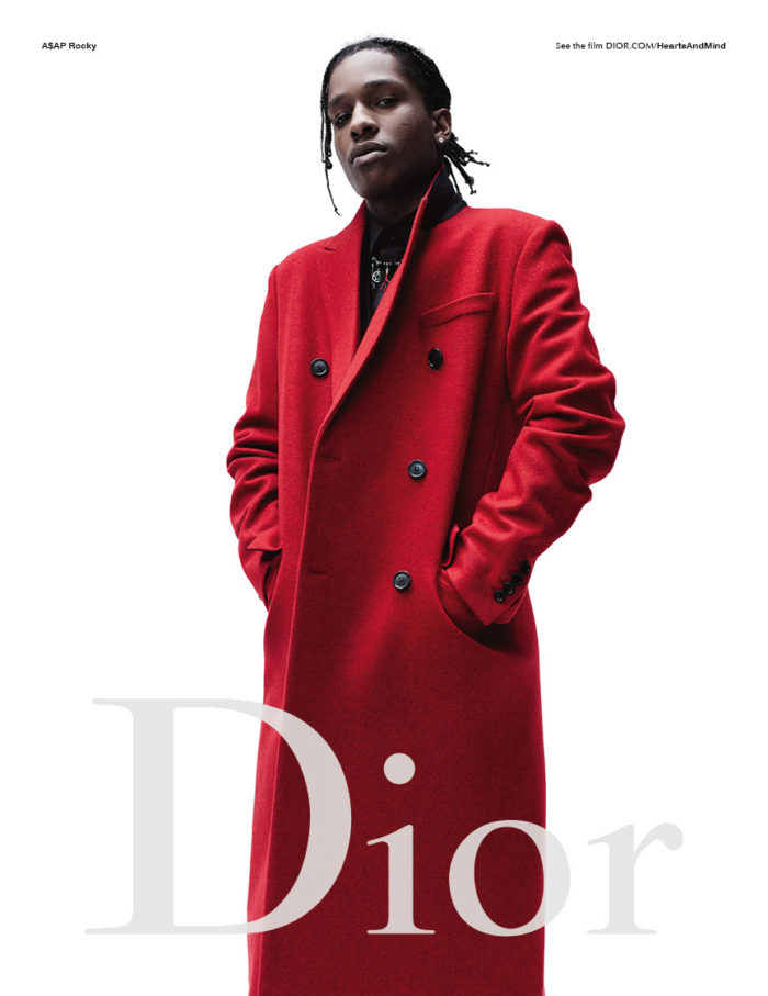 ASAP Rocky before Dior Homme show — We Are Basket