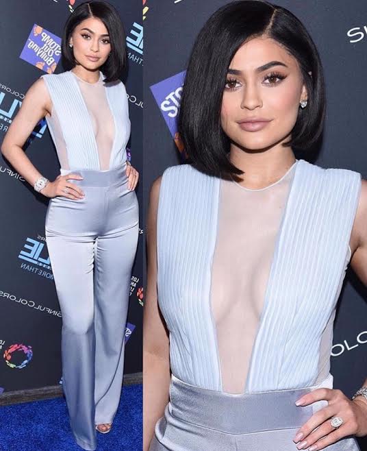 Kylie-jenner-sinful-colors-i-am-more-than-galvan-london,blue-silk-and-crepe-jumpsuit-1
