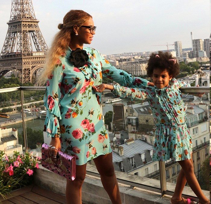 Beyonce-and-Blue-Ivy-Gucci-Floral-Dress3