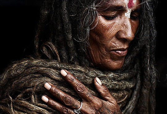 Indian woman dreadlocks