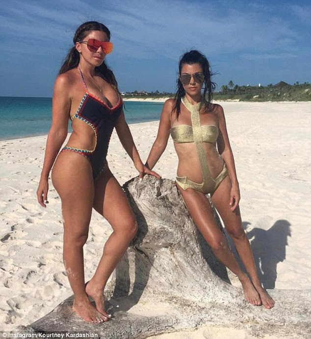 Splurge: Kourtney Kardashian's Bahamas La Perla Anchor Non-Wired-Swimsuit –  Fashion Bomb Daily