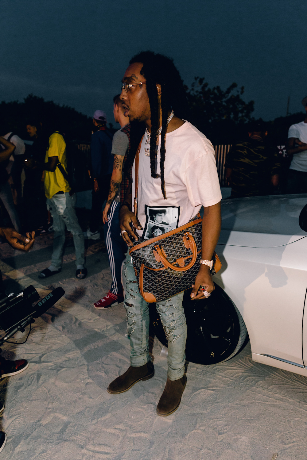 88 777 Quavo, Offset, and Takeof of the Migos Wear Rochambeau, Cottwieler,  and Raf Simons for New Music Video with Sean Paul – Fashion Bomb Daily