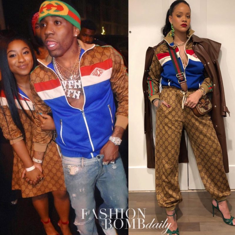 Who Wore It Better? Rihanna or YFN Lucci in Gucci's $1,800 'GG