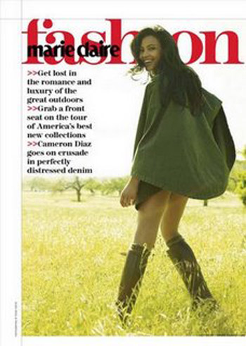 Ariel Meredith Marie Claire July 2009