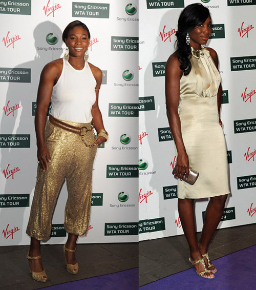 Venus Serena Williams Ralph Lauren and Sony Ericsson Host WTA Tour Pre-Wimbledon Party