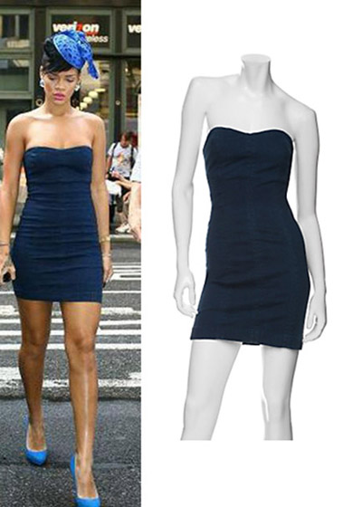 Rihanna Charley 5.0 Stretch Denim Dress Intermix Fashion Bomb