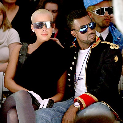 Kanye West & Amber Rose: Fur Coat Couple: Photo 2410616, Amber Rose, Kanye  West Photos