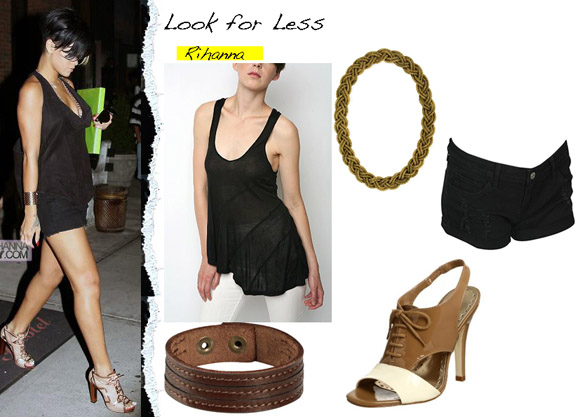 Rihanna Celebrity Style Look for Less