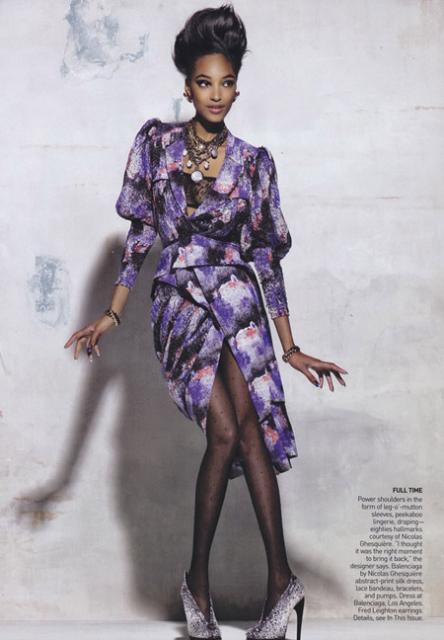 Chanel Iman Jourdan Dunn Babes in Arms American Vogue
