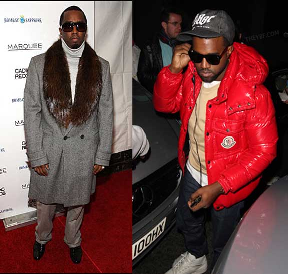 Diddy Kanye Winter Coat